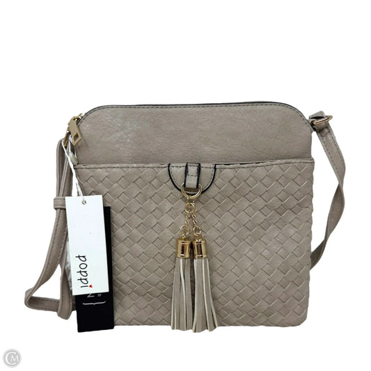 Vegan Leather Crossbody By Poppi, Size: Medium