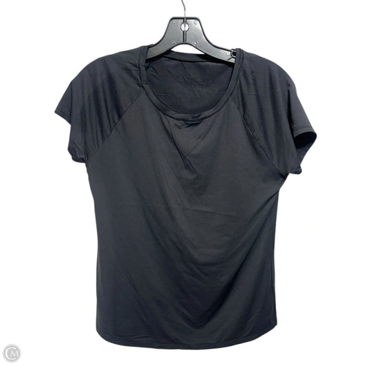 Athletic Top Short Sleeve By Alo In Black, Size: S