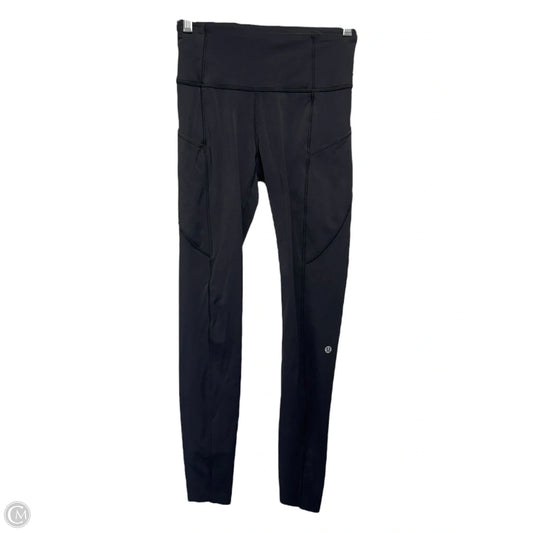 Athletic Leggings By Lululemon In Black, Size: 6