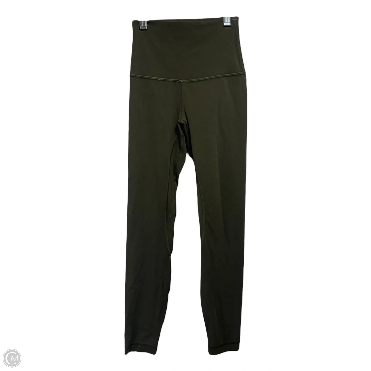 Athletic Leggings By Lululemon In Green, Size: 0