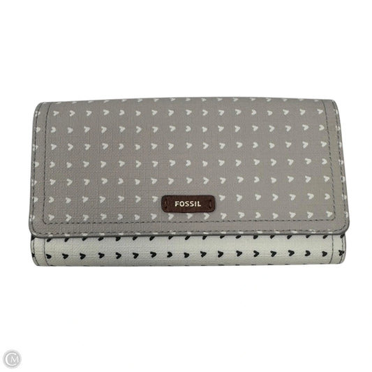 Logan Trifold Wallet By Fossil, Size: Medium