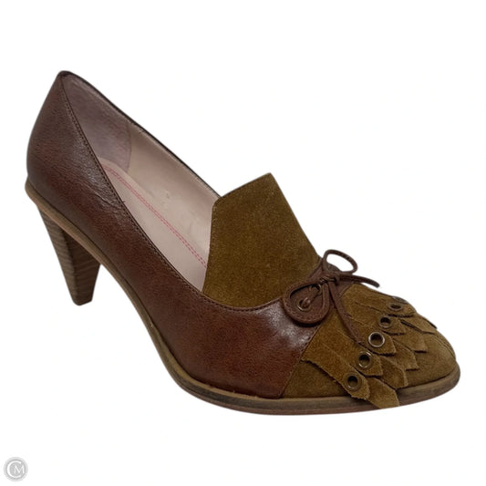 Gilda Heeled Loafers By Tracy Reese In Brown & Tan, Size: 6.5