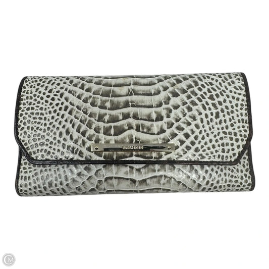 Soft Checkbook Wallet Crème Rhodes Designer By Brahmin, Size: Large