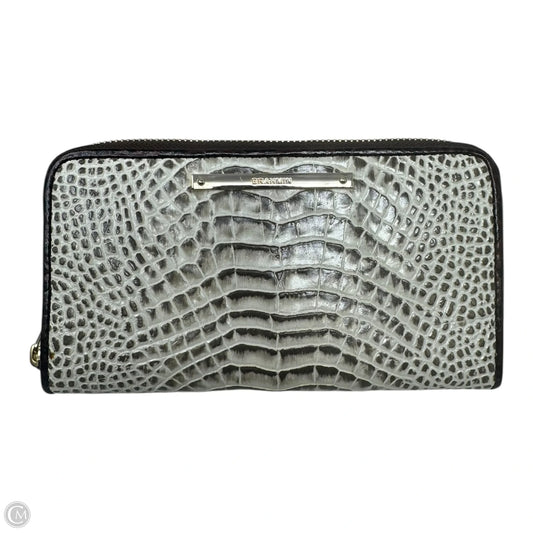 Suri Zip Around Crème Rhodes Wallet Designer By Brahmin, Size: Large