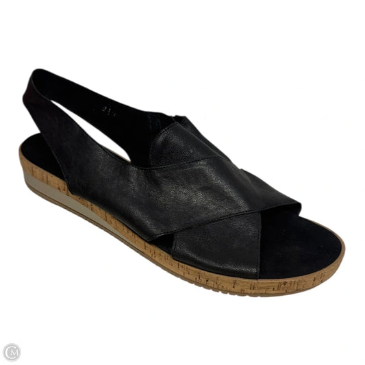 Sylke Sandals Flats By Sesto Meucci In Black, Size: 9.5