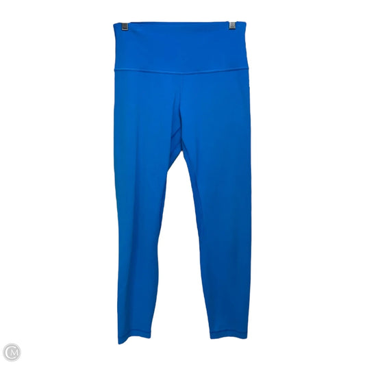 Athletic Leggings By Lululemon In Blue, Size: 8