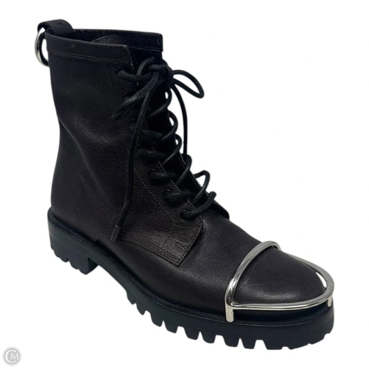 Lyndon Halo Combat Boots Luxury Designer By Alexander Wang In Brown, Size: 7