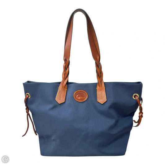 Nylon Shopper Designer By Dooney And Bourke In Navy, Size: Medium