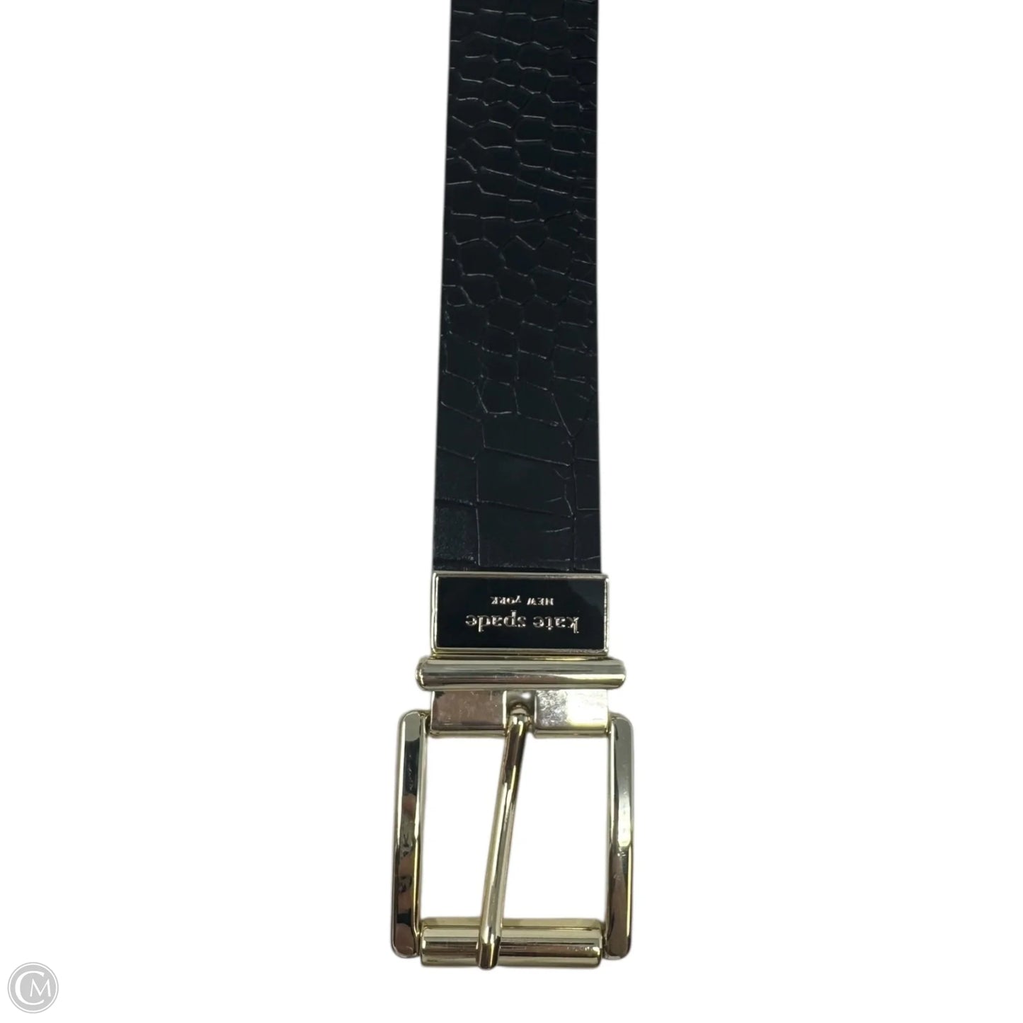 Croc Embossed Belt Designer By Kate Spade, Size: Small