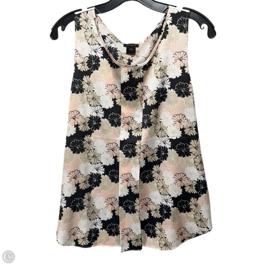 Top Sleeveless By Ann Taylor In Floral Print, Size: M
