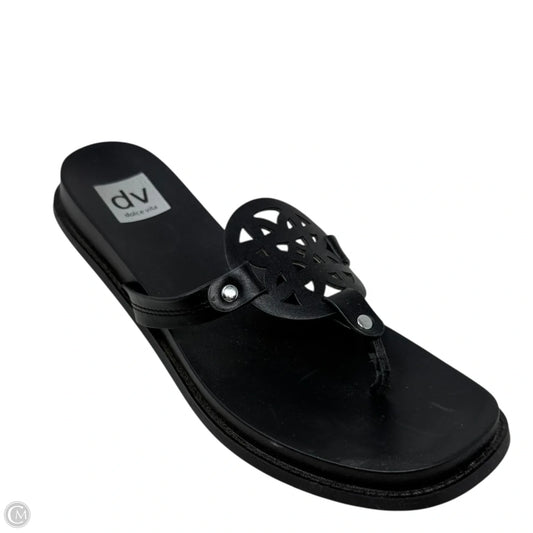 Sandals Flip Flops By Dolce Vita In Black, Size: 8.5