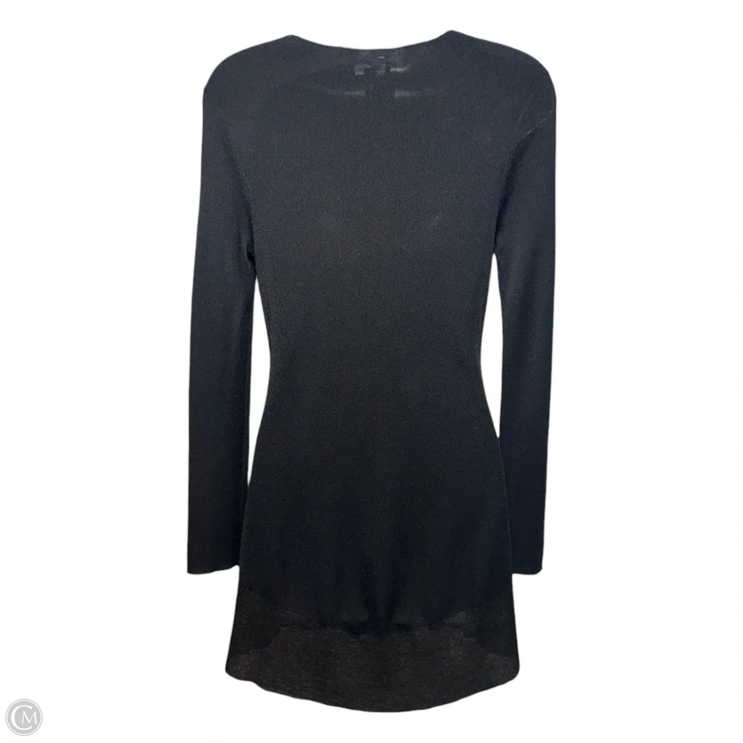 V-Neck Knit Tunic By Eileen Fisher In Black, Size: XXS