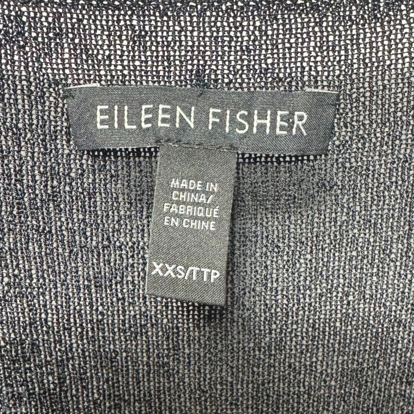 V-Neck Knit Tunic By Eileen Fisher In Black, Size: XXS