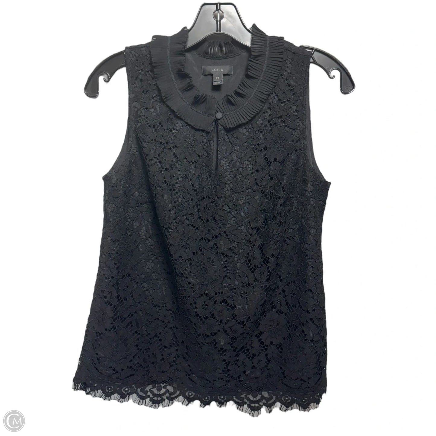Top Sleeveless By J. Crew In Black, Size: Sp