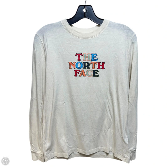 Top Long Sleeve By The North Face In Cream, Size: M