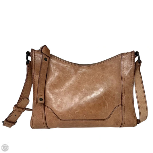 Melissa Zip Crossbody Designer By Frye, Size: Medium