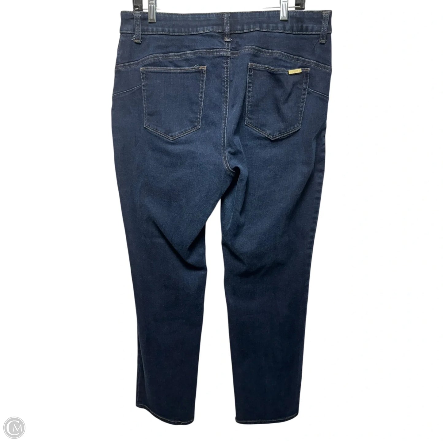 Jeans Straight By Chicos In Blue Denim, Size: 14