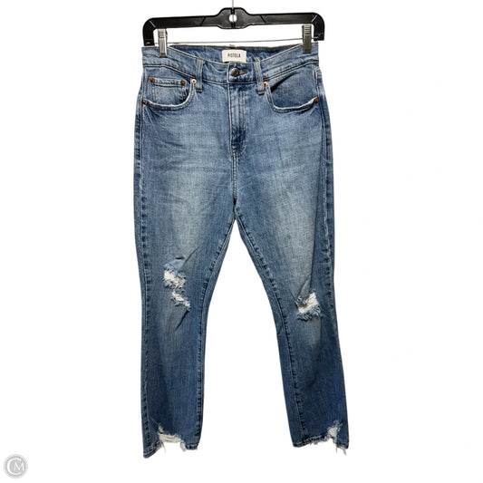 Distressed Jeans Boot Cut By Pistola In Blue Denim, Size: 4