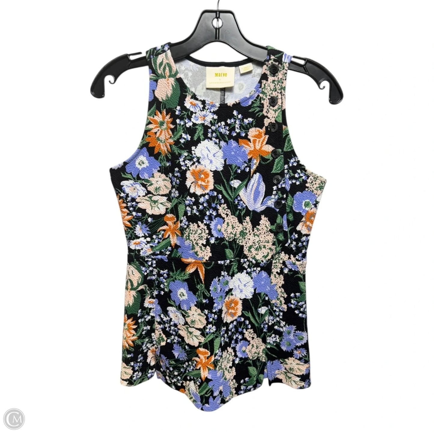 Top Sleeveless By Maeve In Floral Print, Size: Xs