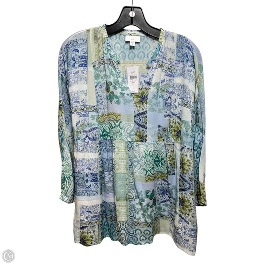 Top Long Sleeve By J. Jill In Multi-colored, Size: Xsp