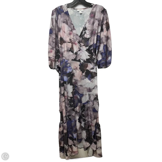 Wrap Dress Casual Maxi By Bar Iii In Multi-colored, Size: M