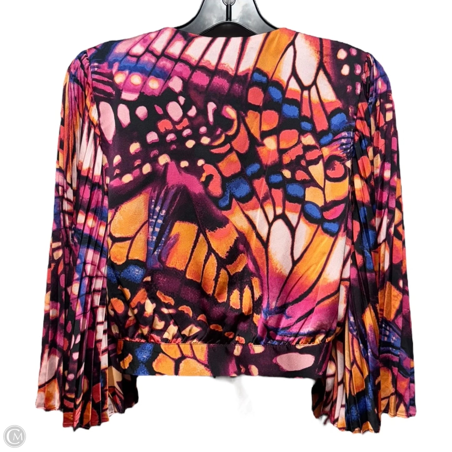 Top Long Sleeve By Skies Are Blue In Multi-colored, Size: M