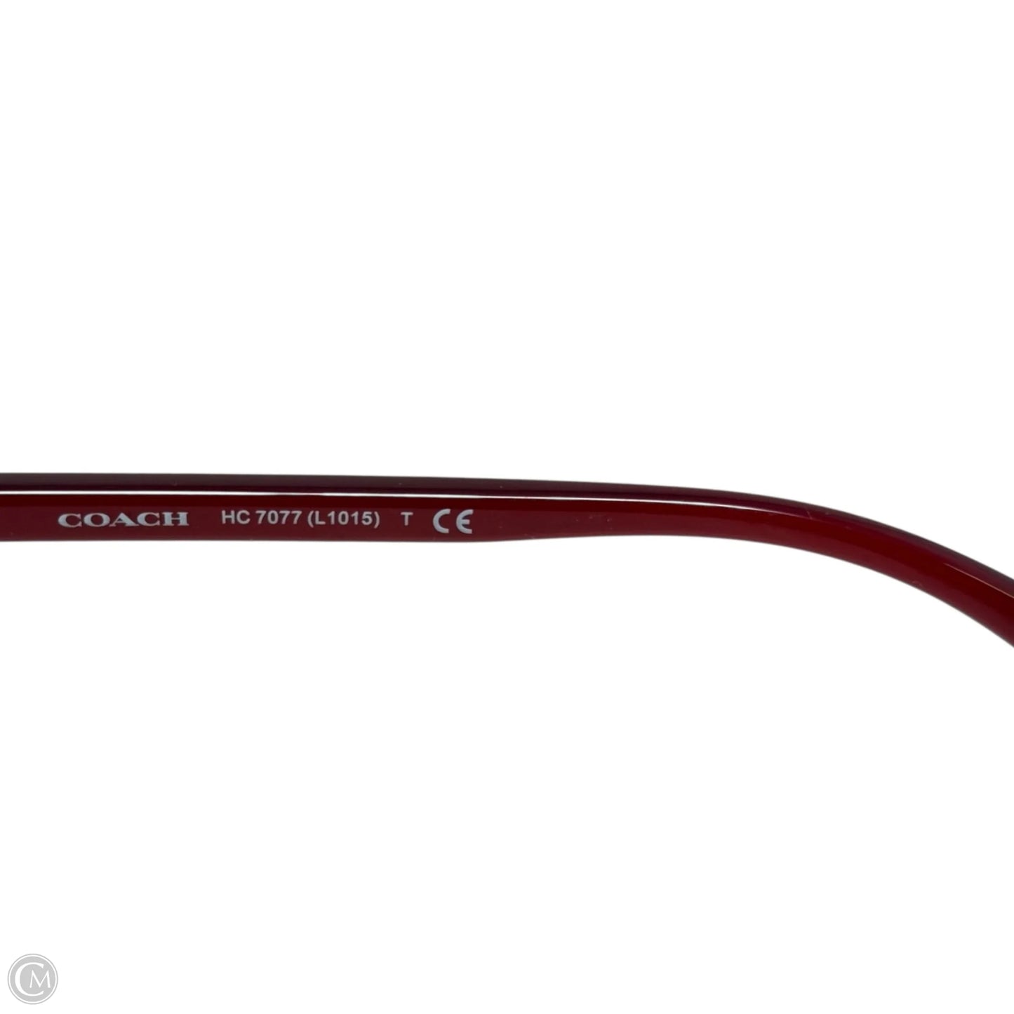 Pilot 90058H Sunglasses Designer By Coach In Burgundy Gradient Shiny Gold