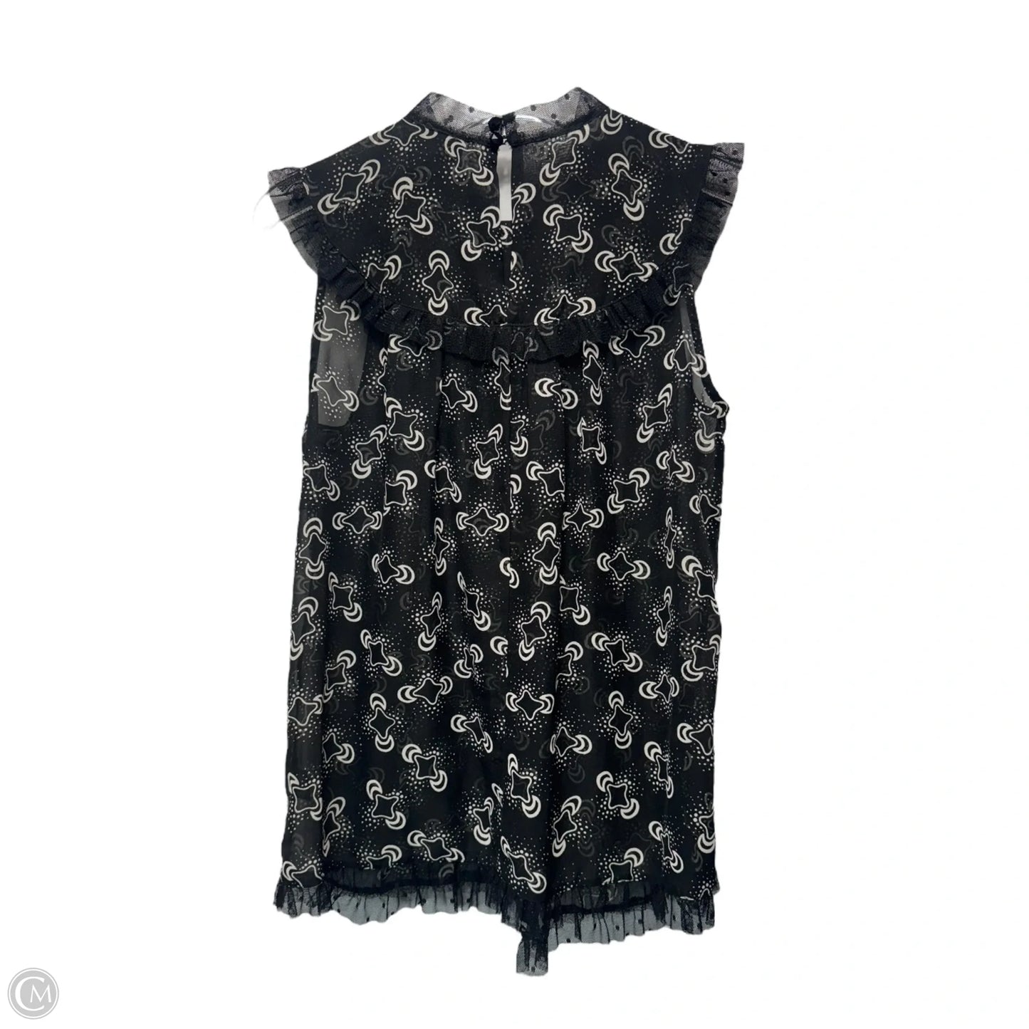 Top Sleeveless By Anna Sui For Target In Black & Cream, Size: M