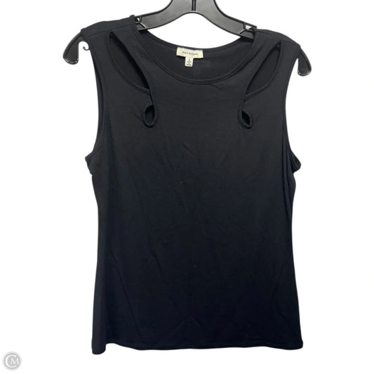 Top Sleeveless By Max Studio In Black, Size: S
