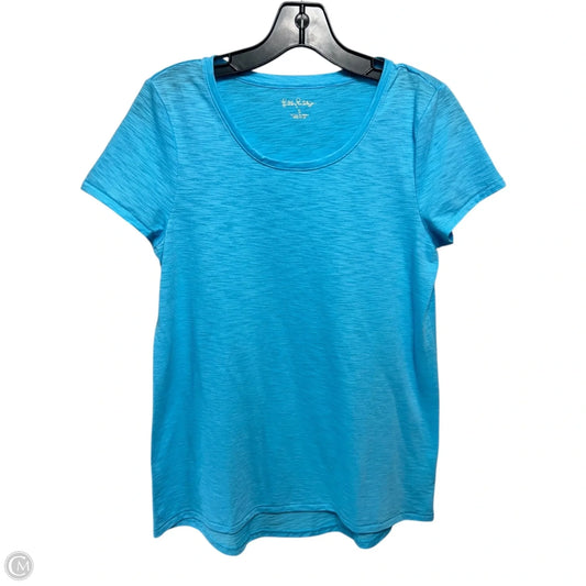 Etta Scoop Neck Top Designer By Lilly Pulitzer In Blue, Size: S