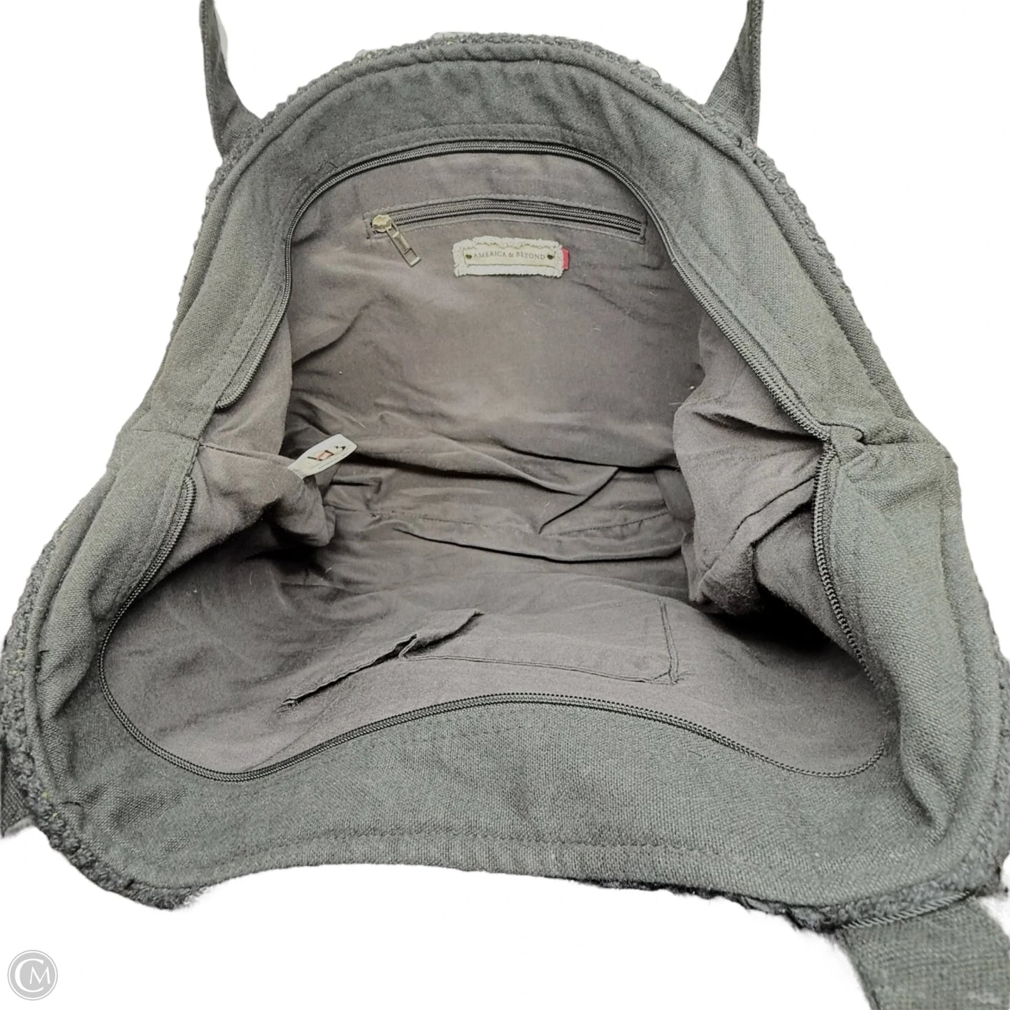 Luxe Love Hand BeadedTote By America & beyond, Size: Large