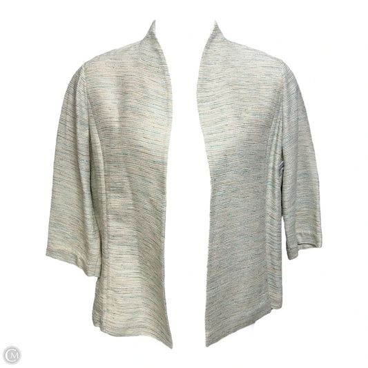 Silk Blend Blazer By Misook In Multi-colored, Size: M