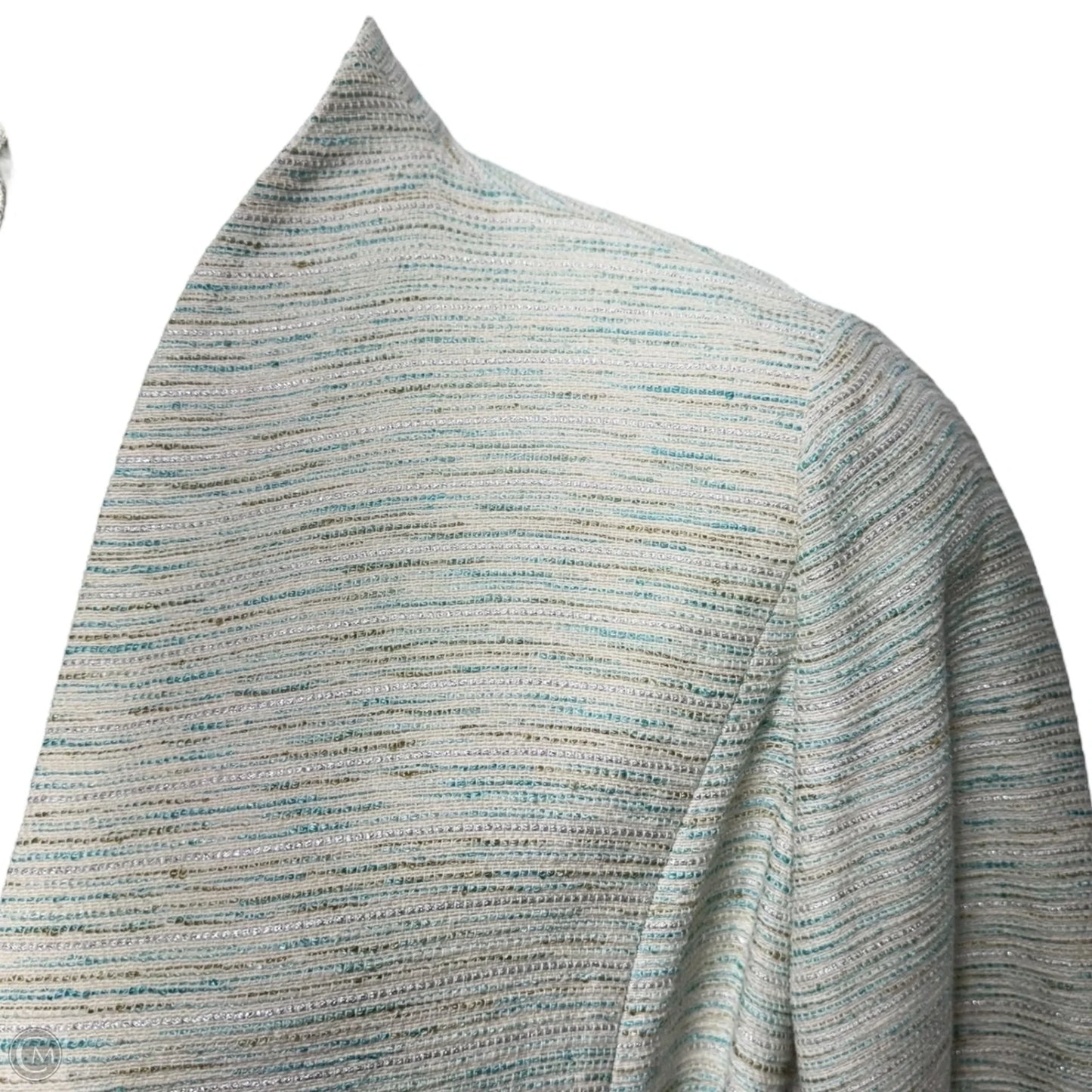 Silk Blend Blazer By Misook In Multi-colored, Size: M