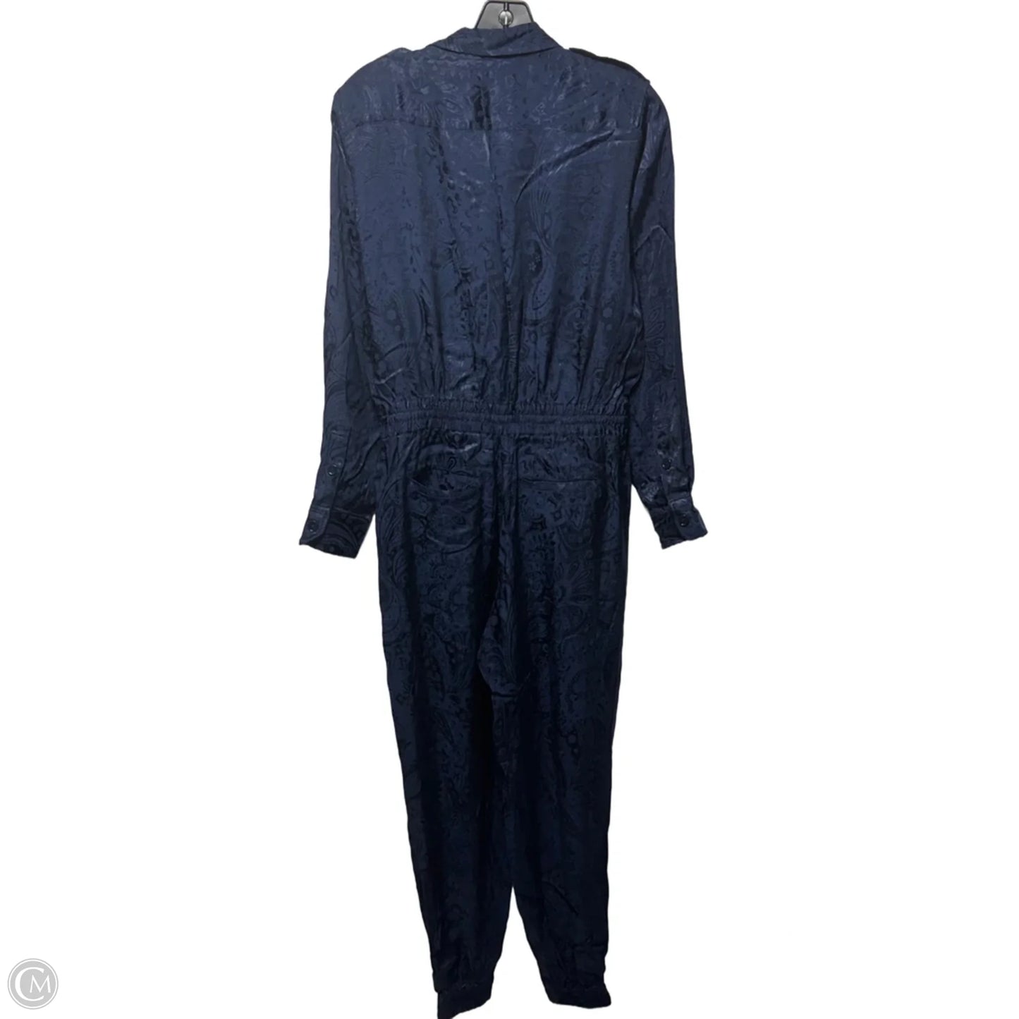 Paisley Jumpsuit By Lauren By Ralph Lauren In Navy, Size: 4