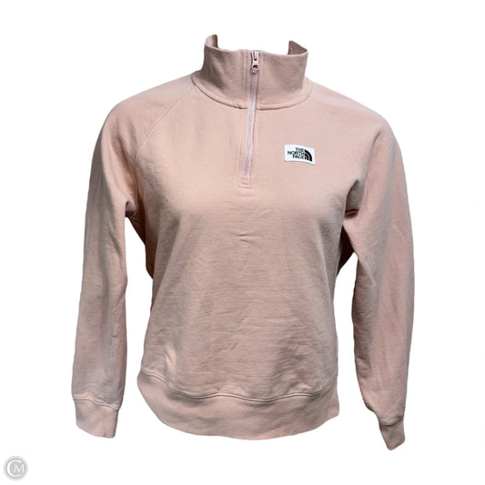 Athletic Sweatshirt Collar By The North Face In Pink, Size: M