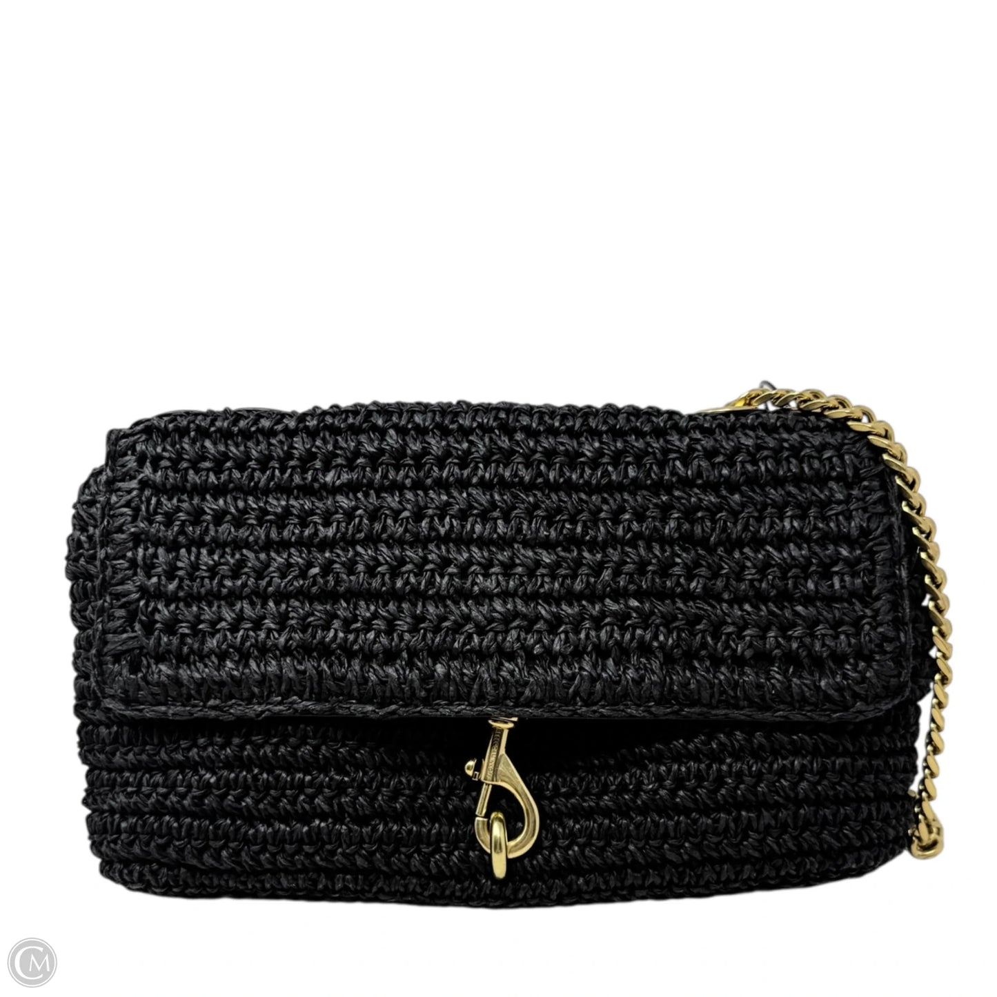 Edie Straw Convertible Crossbody Bag Designer By Rebecca Minkoff, Size: Medium