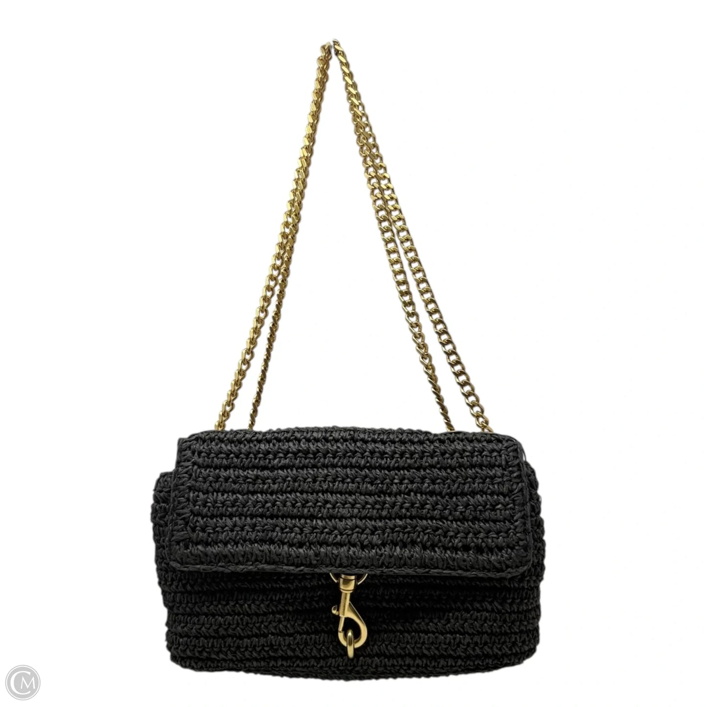 Edie Straw Convertible Crossbody Bag Designer By Rebecca Minkoff, Size: Medium