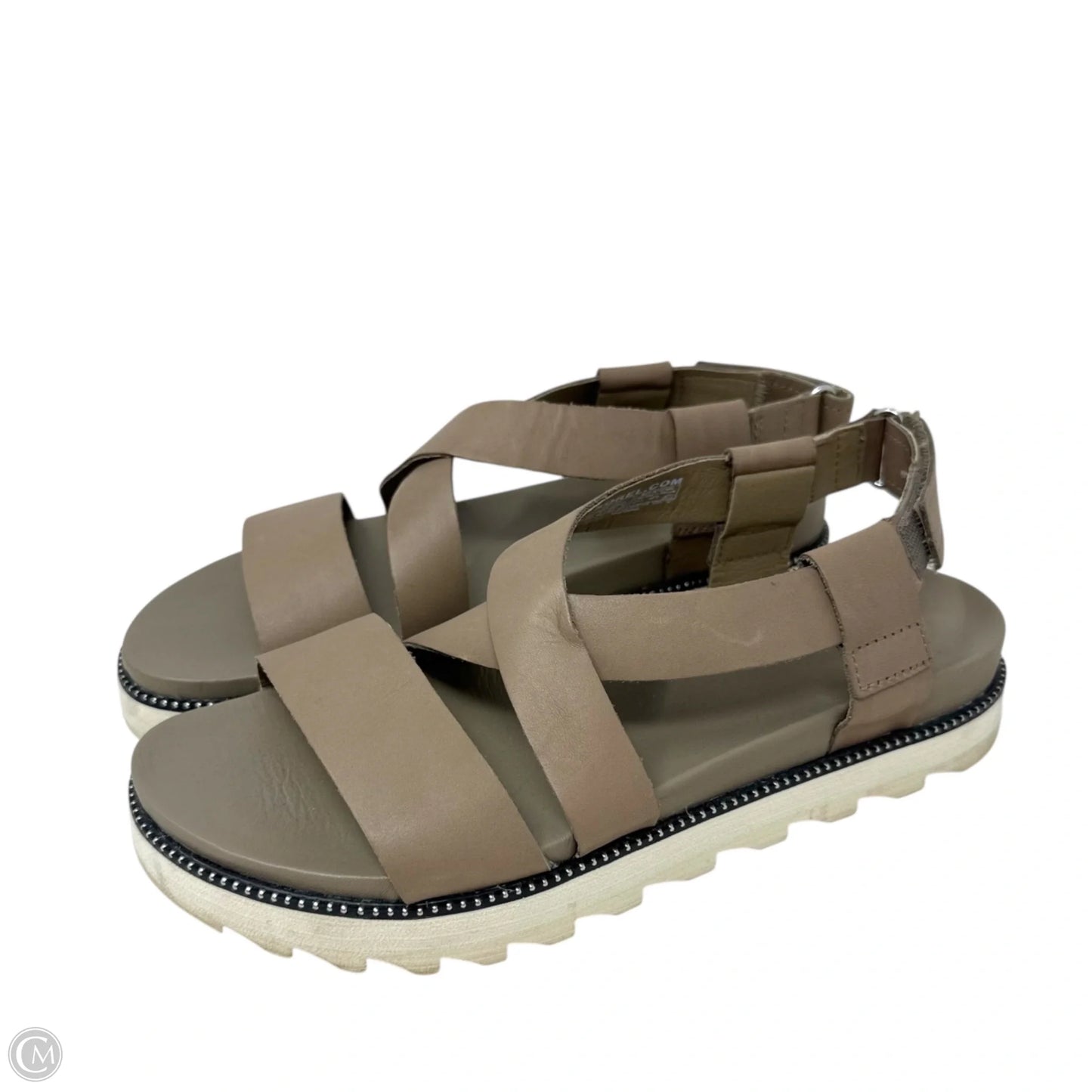 Roaming Crisscross Sandals By Sorel In Taupe, Size: 8.5