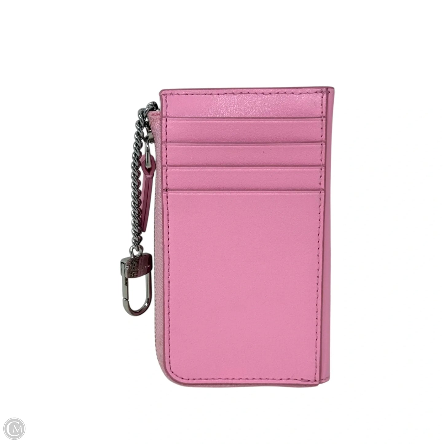 The J Marc Top Zip Multi Wallet In Fluor Candy Pink Designer By Marc Jacobs, Size: Small