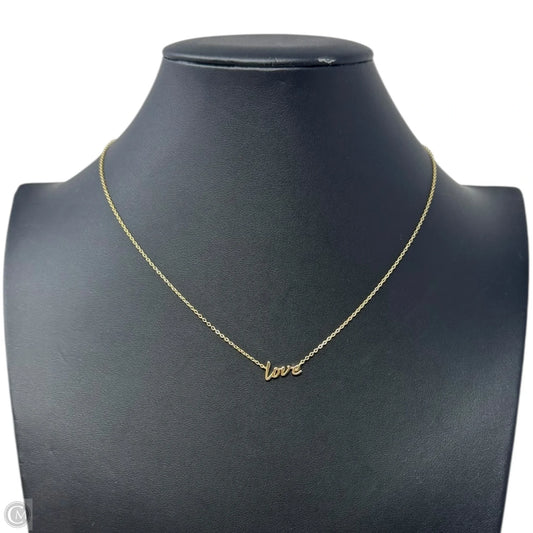 Love Pendant Necklace Sterling Silver Unbranded