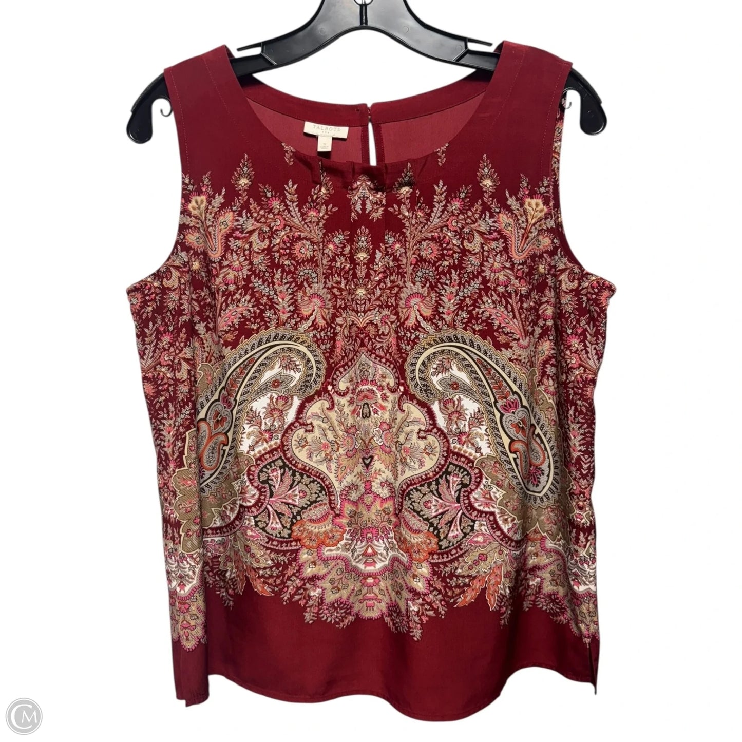 Top Sleeveless By Talbots In Multi-colored, Size: S