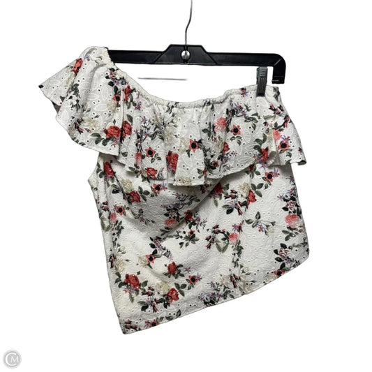 Top Sleeveless By Inc In Floral Print, Size: S