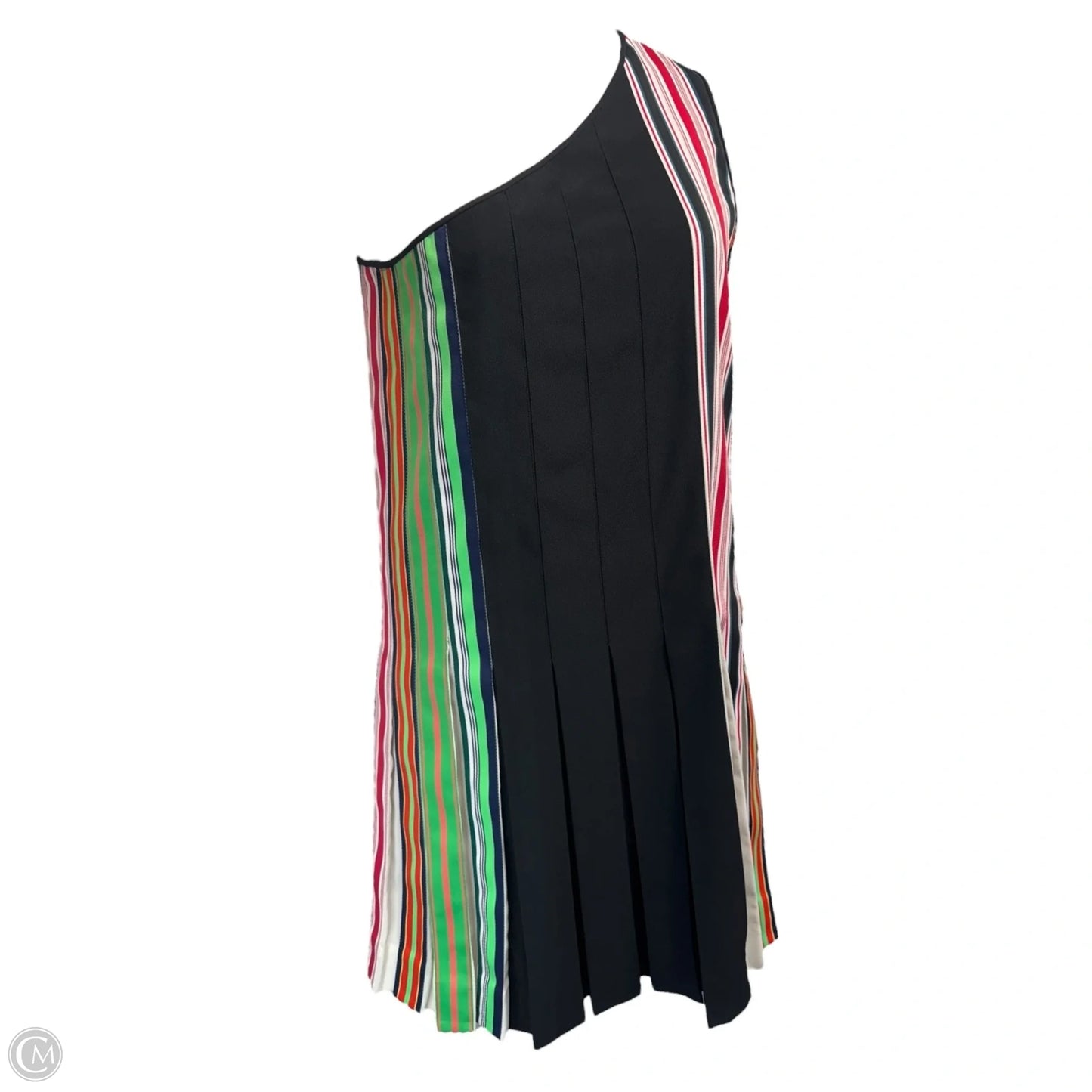 One Shoulder Ribbon Dress Designer By Diane Von Furstenberg In Multi-colored, Size: 8