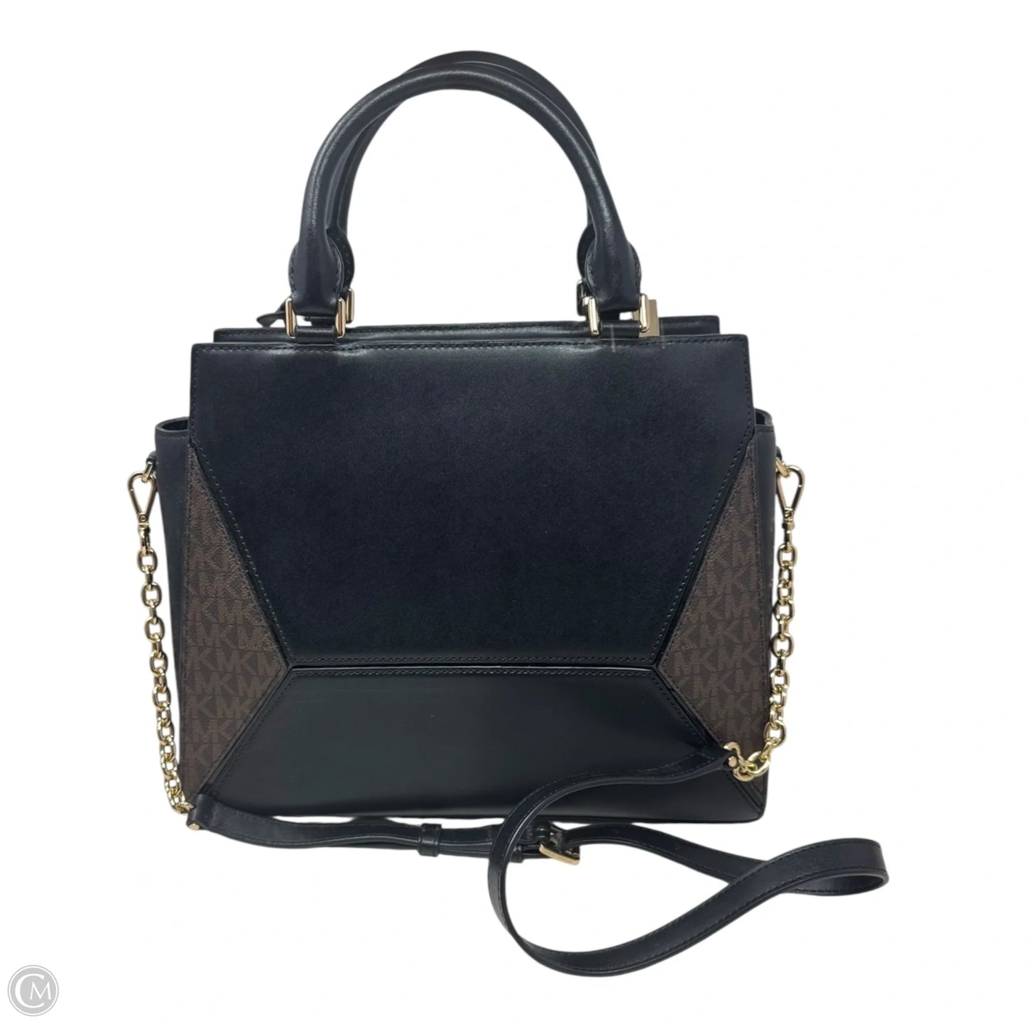 Prism Satchel Handbag Designer By Michael Kors, Size: Medium