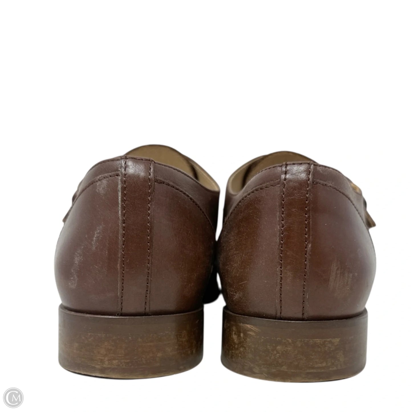 Italian Leather Kiltie Monk Strap Brogue Oxfords By J. Crew In Brown, Size: 8.5