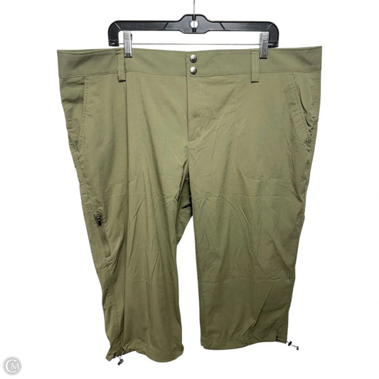 Athletic Capris By Columbia In Green, Size: 20