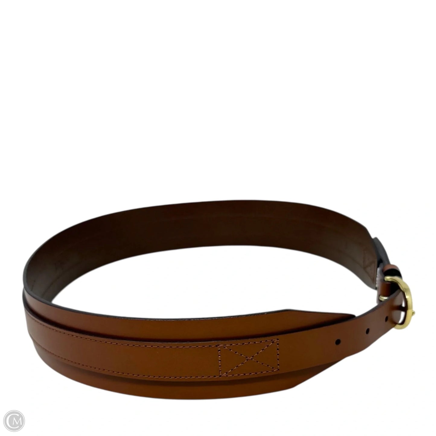 Wide Leather Belt with By J. Crew, Size: Medium
