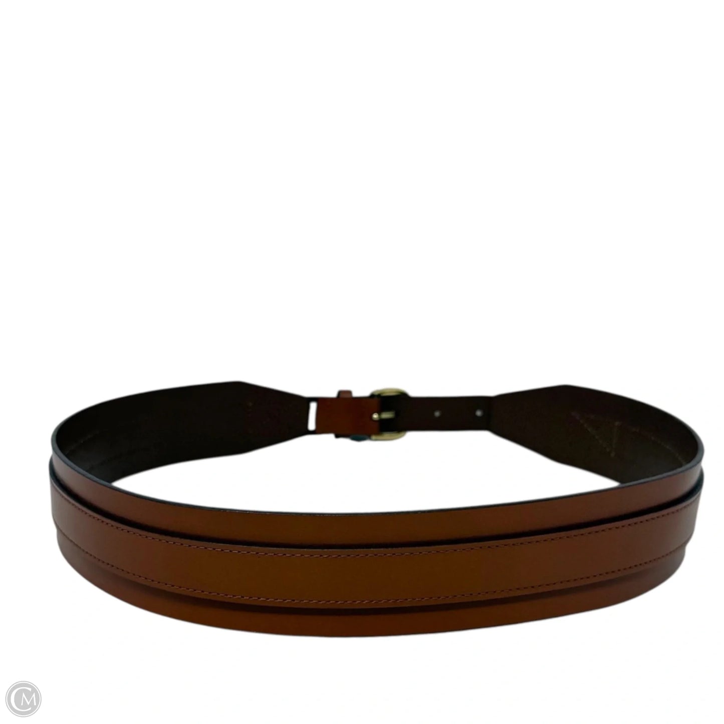 Wide Leather Belt with By J. Crew, Size: Medium