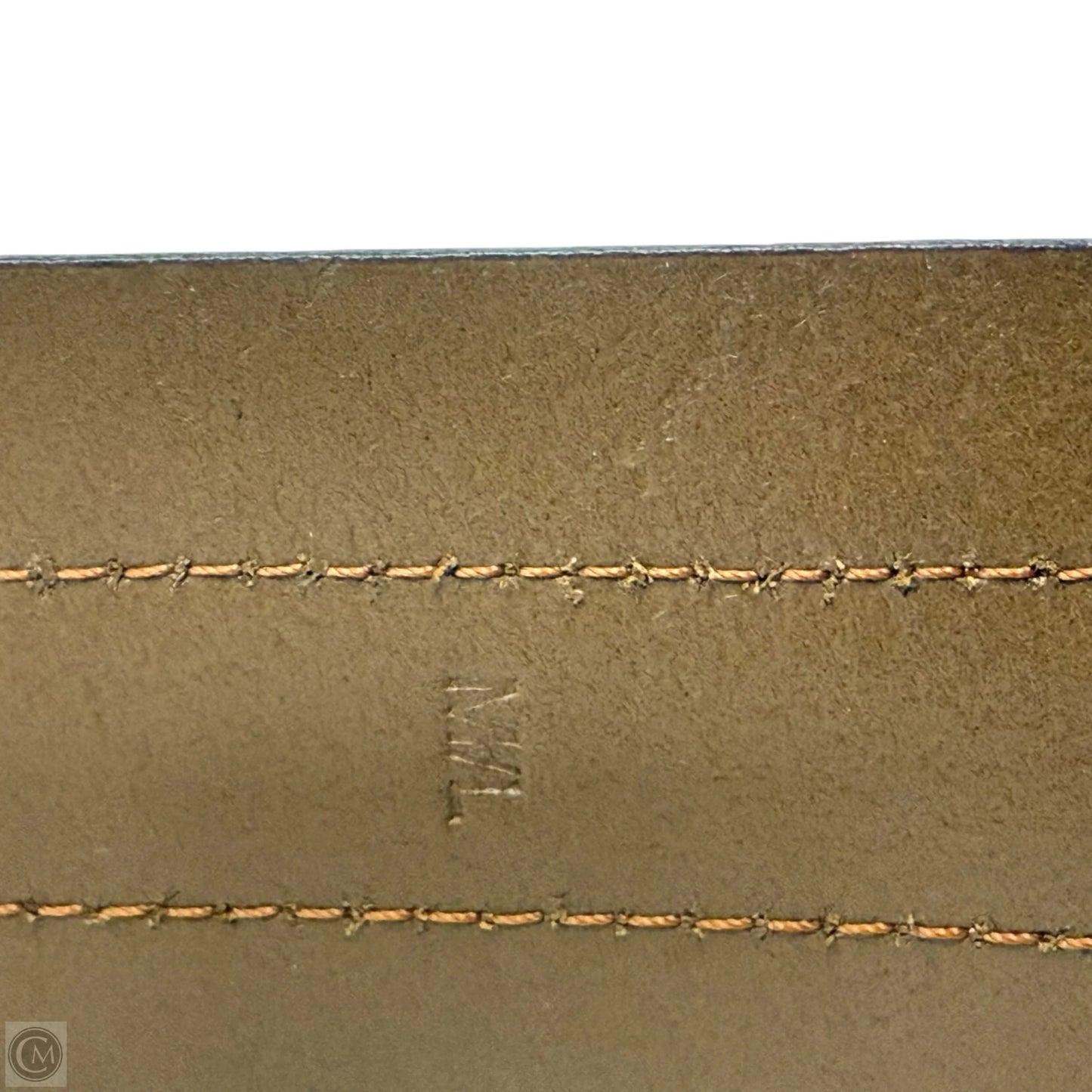Wide Leather Belt with By J. Crew, Size: Medium