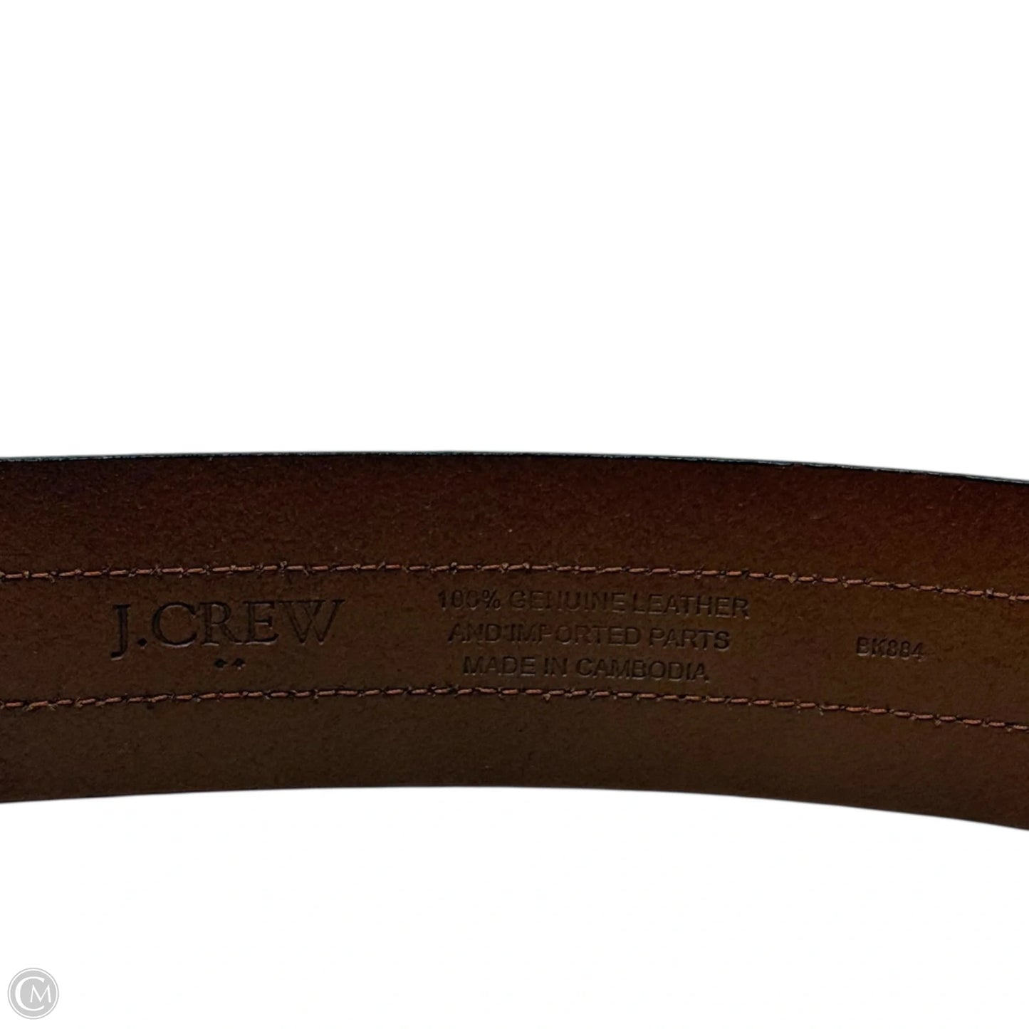 Wide Leather Belt with By J. Crew, Size: Medium